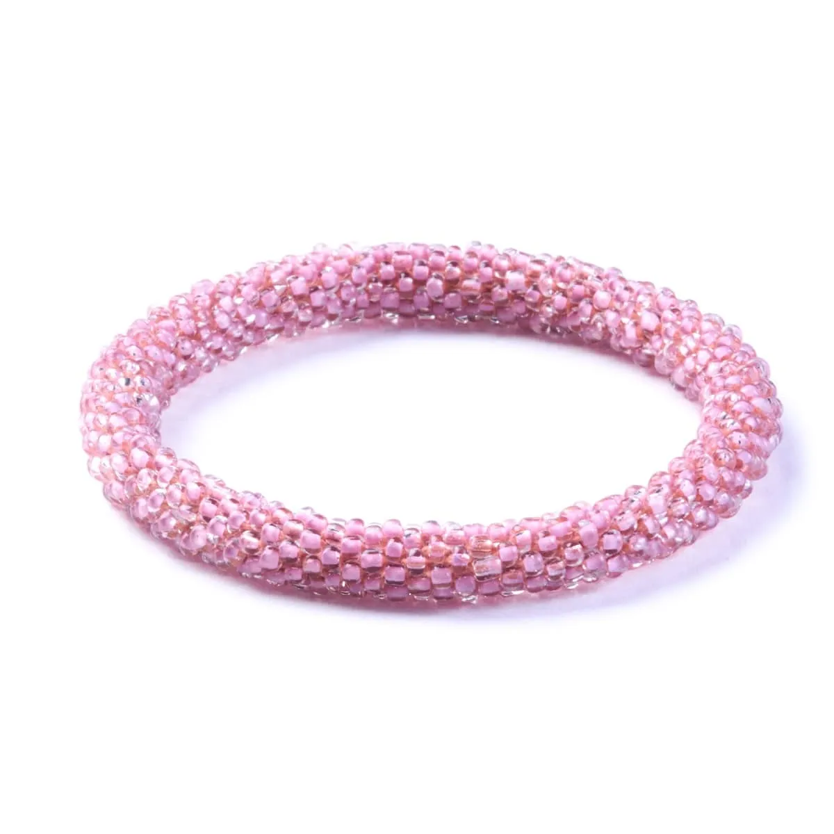 Coral | Himalayan Glass Bead Bracelet