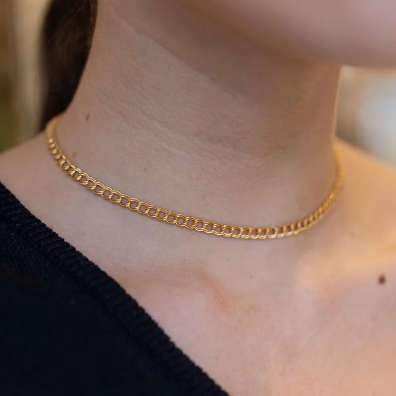 Corinth Choker Chain, Gold