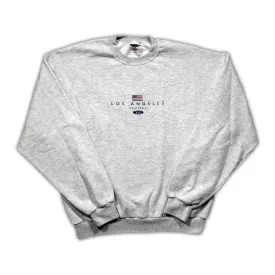 Cozy Grey Los Angeles California Crewneck