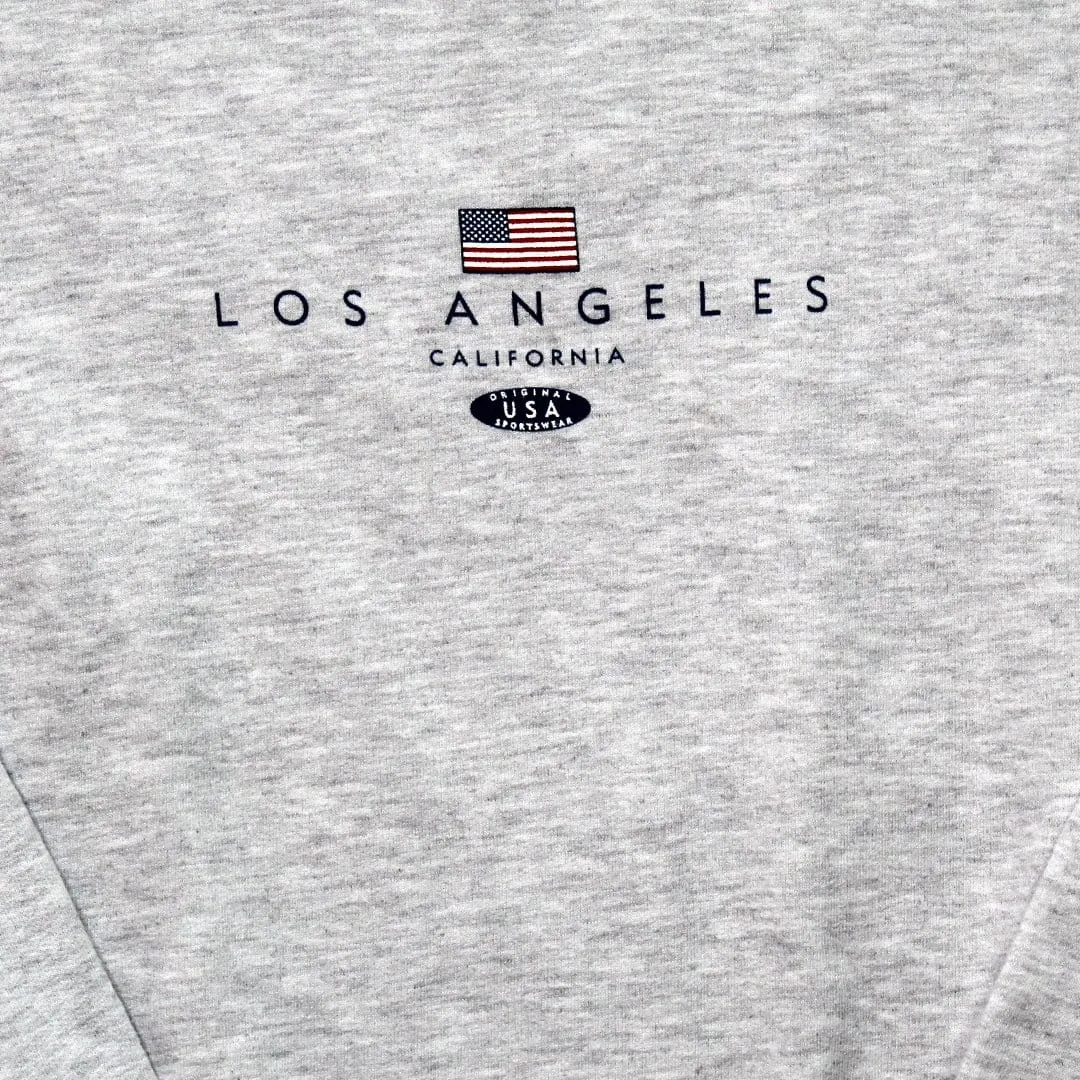 Cozy Grey Los Angeles California Crewneck