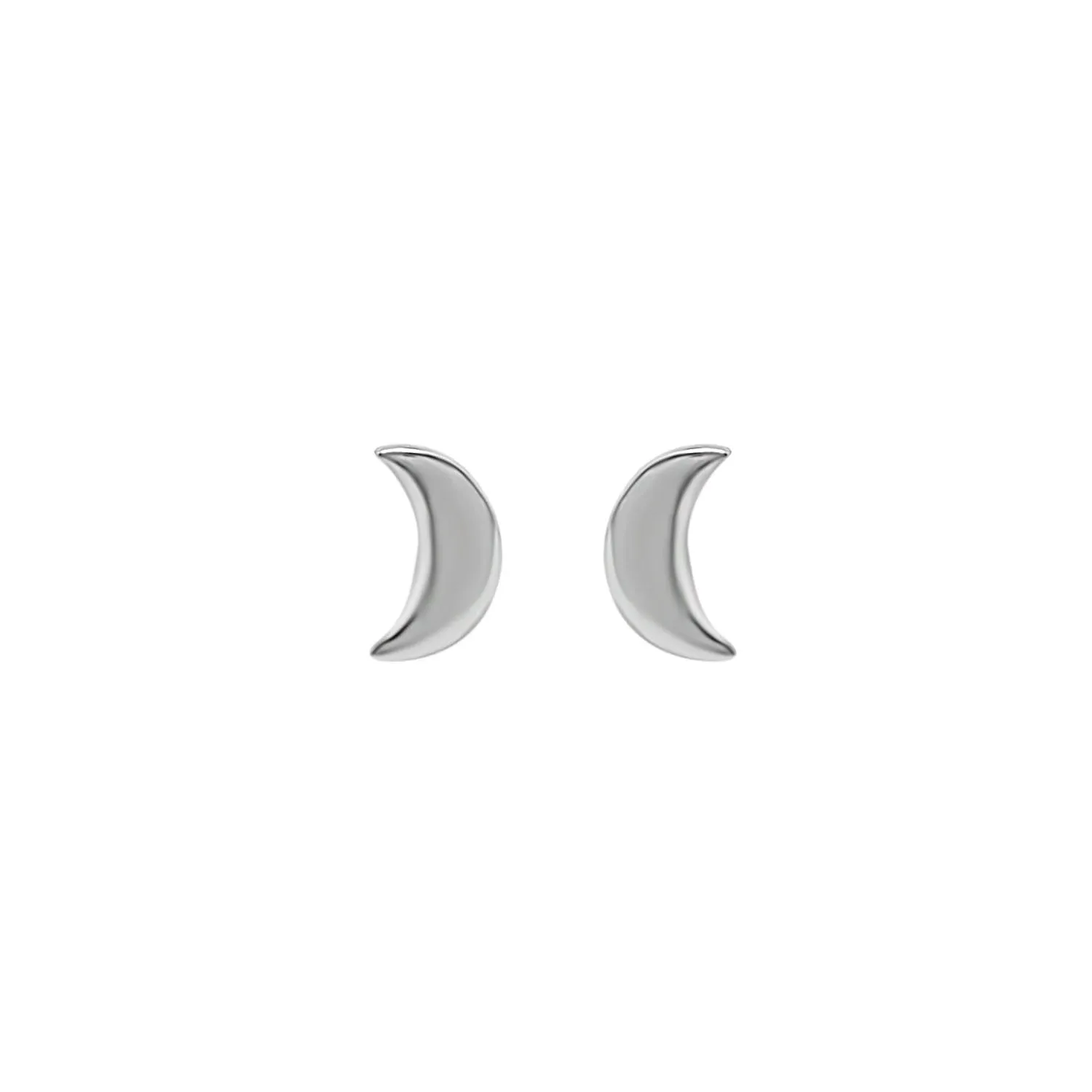 Crescent Stud Earrings