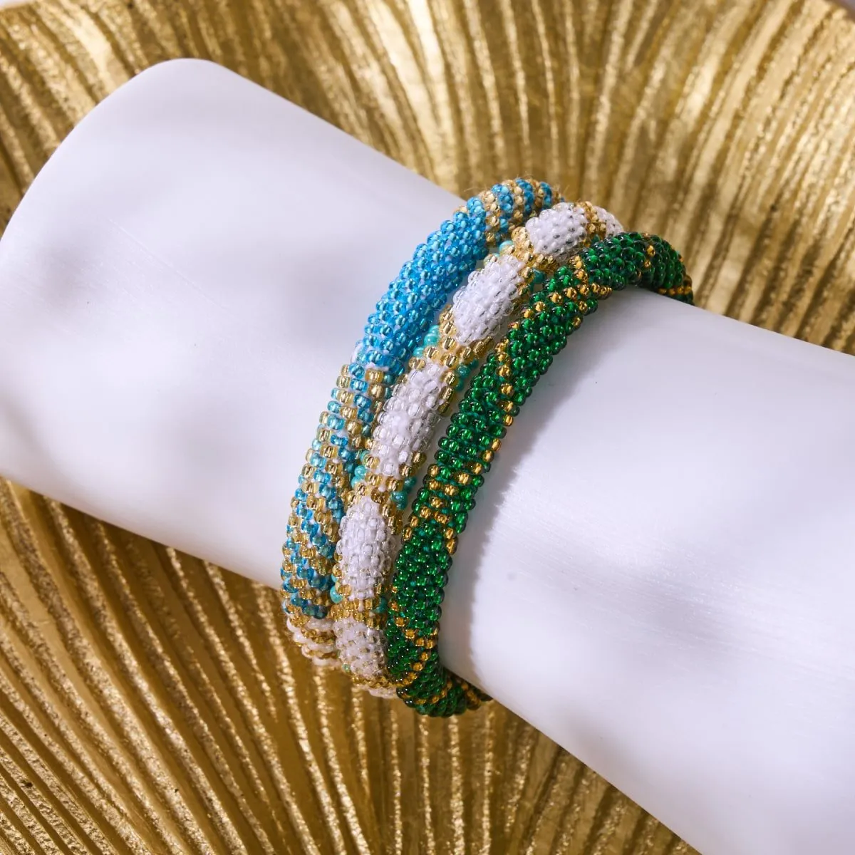 Crowning Glory | Himalayan Glass Bead Bracelet