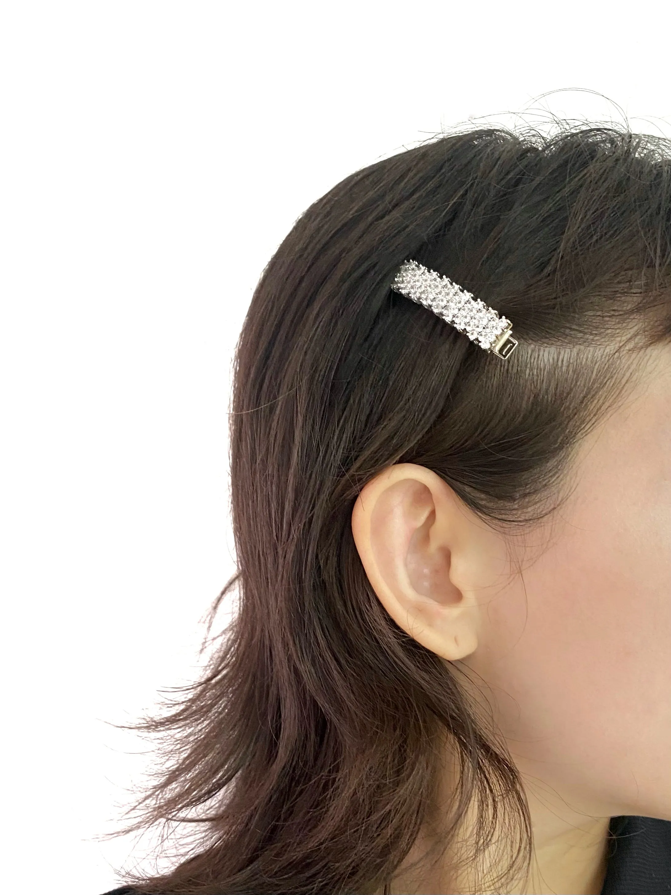 CRYSTAL EMBELLISHED HAIR CLIP