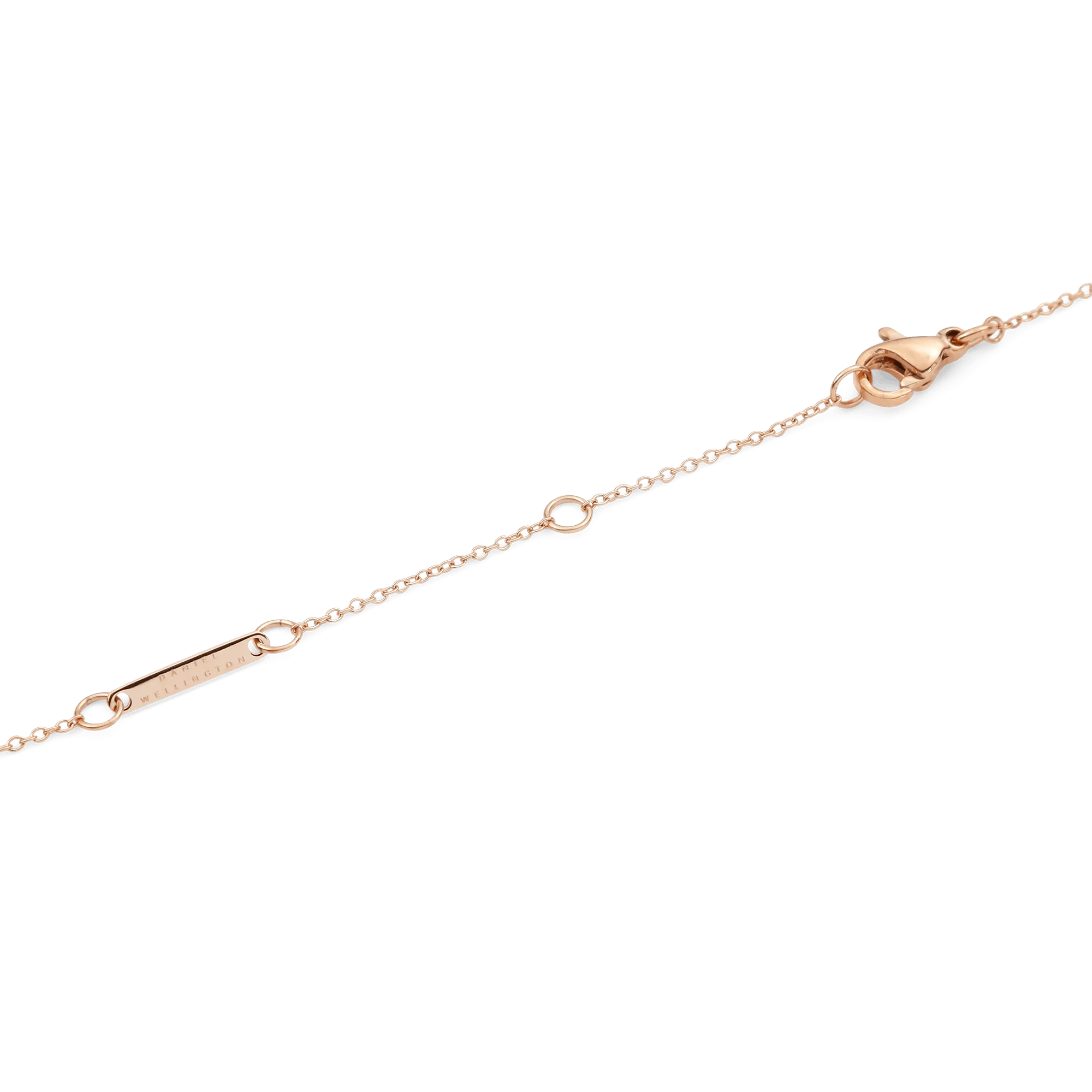 Crystal Zodiac Chain Necklace Rose Gold