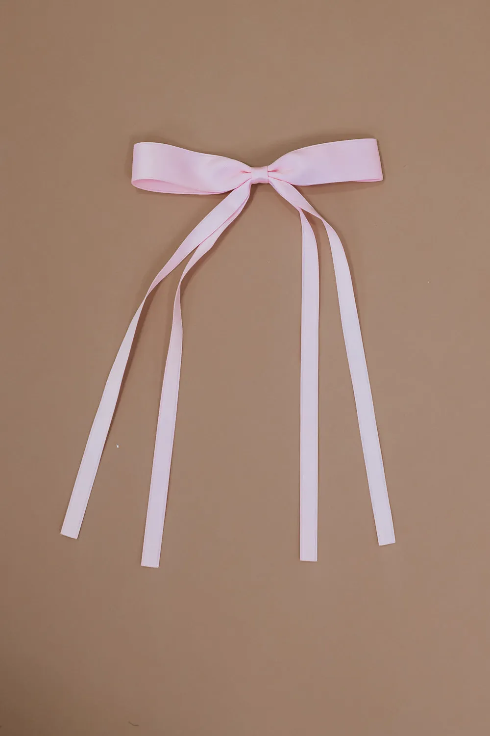 Dainty Bow Clip, Pink