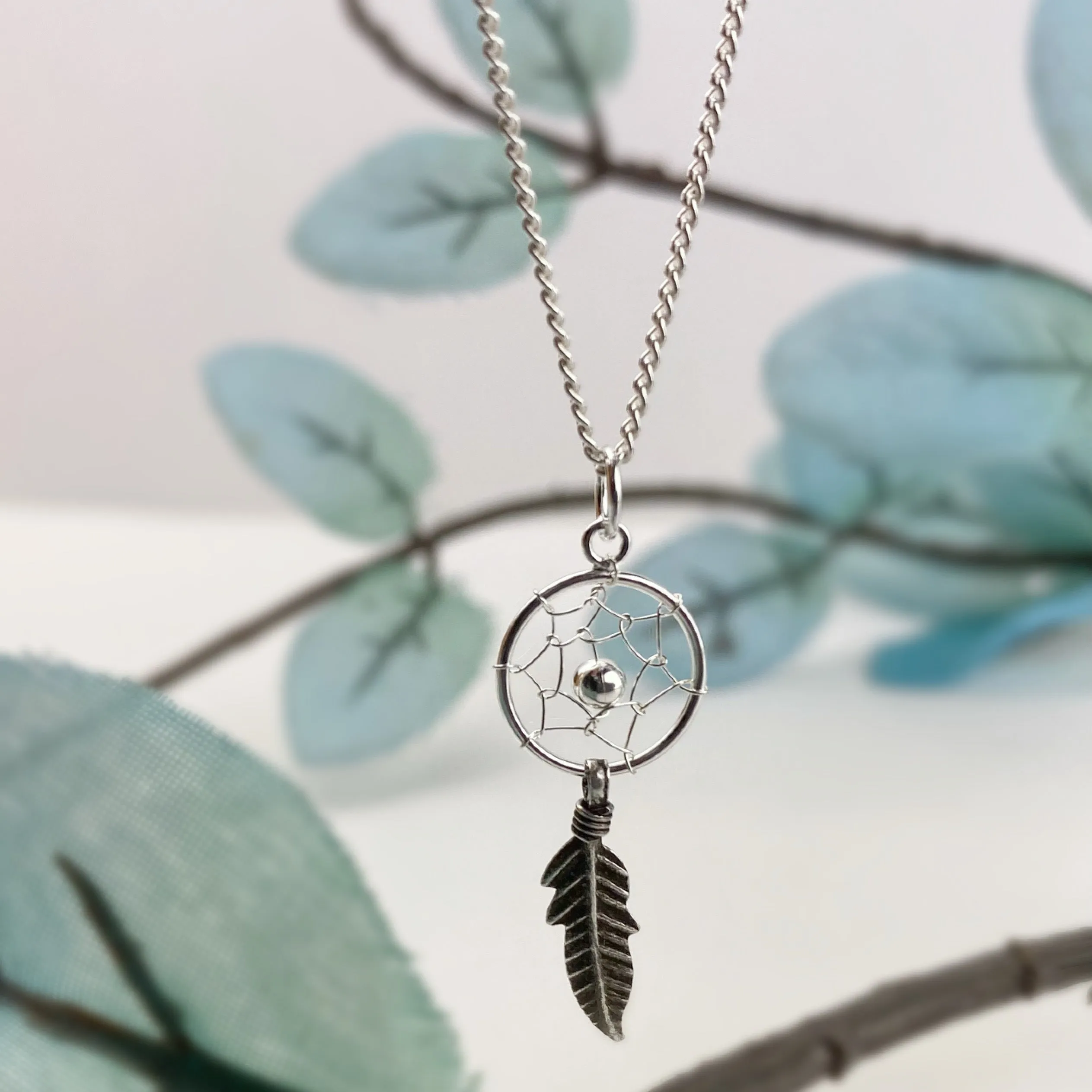 Dainty Dreamcatcher Pendant - VP450