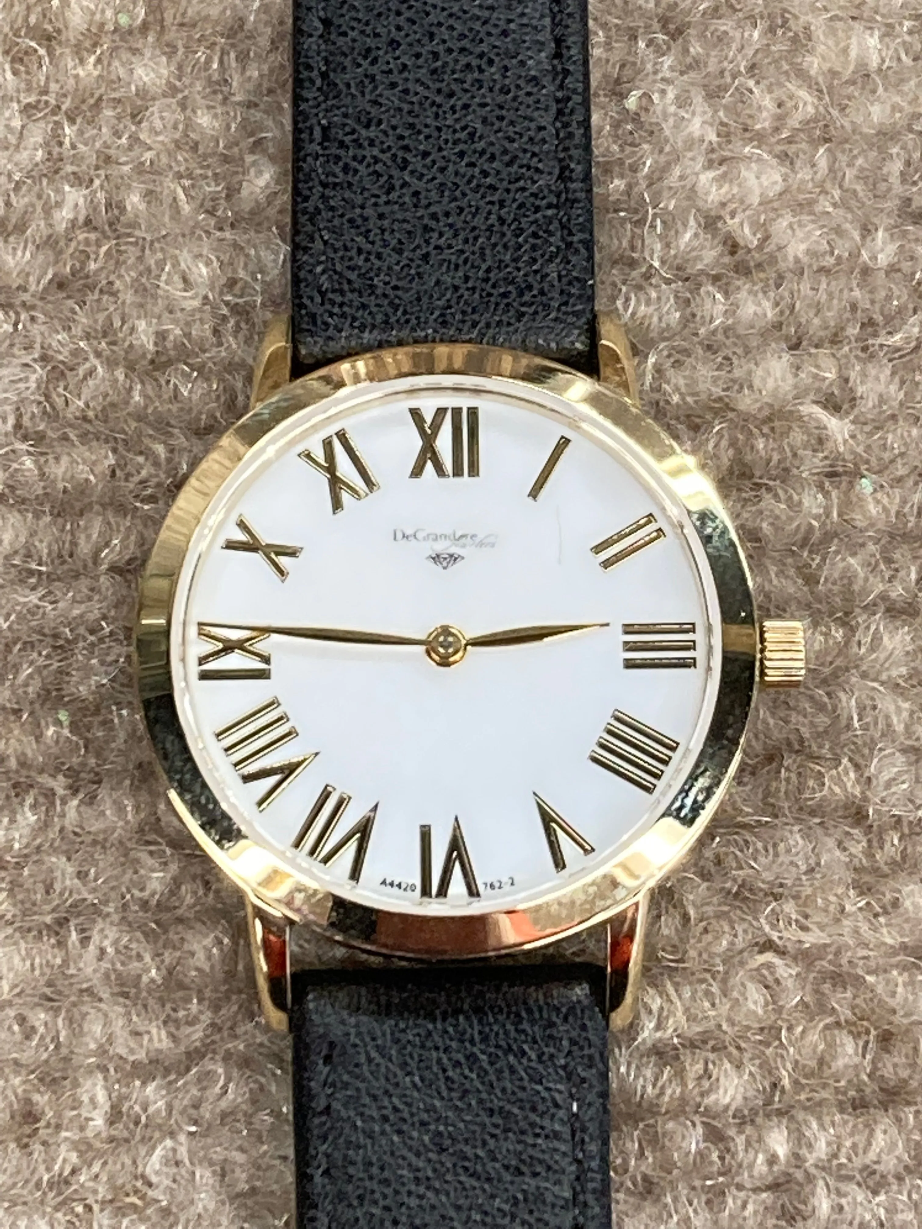 DeGrandpre Jewelers Watch With Leather Strap