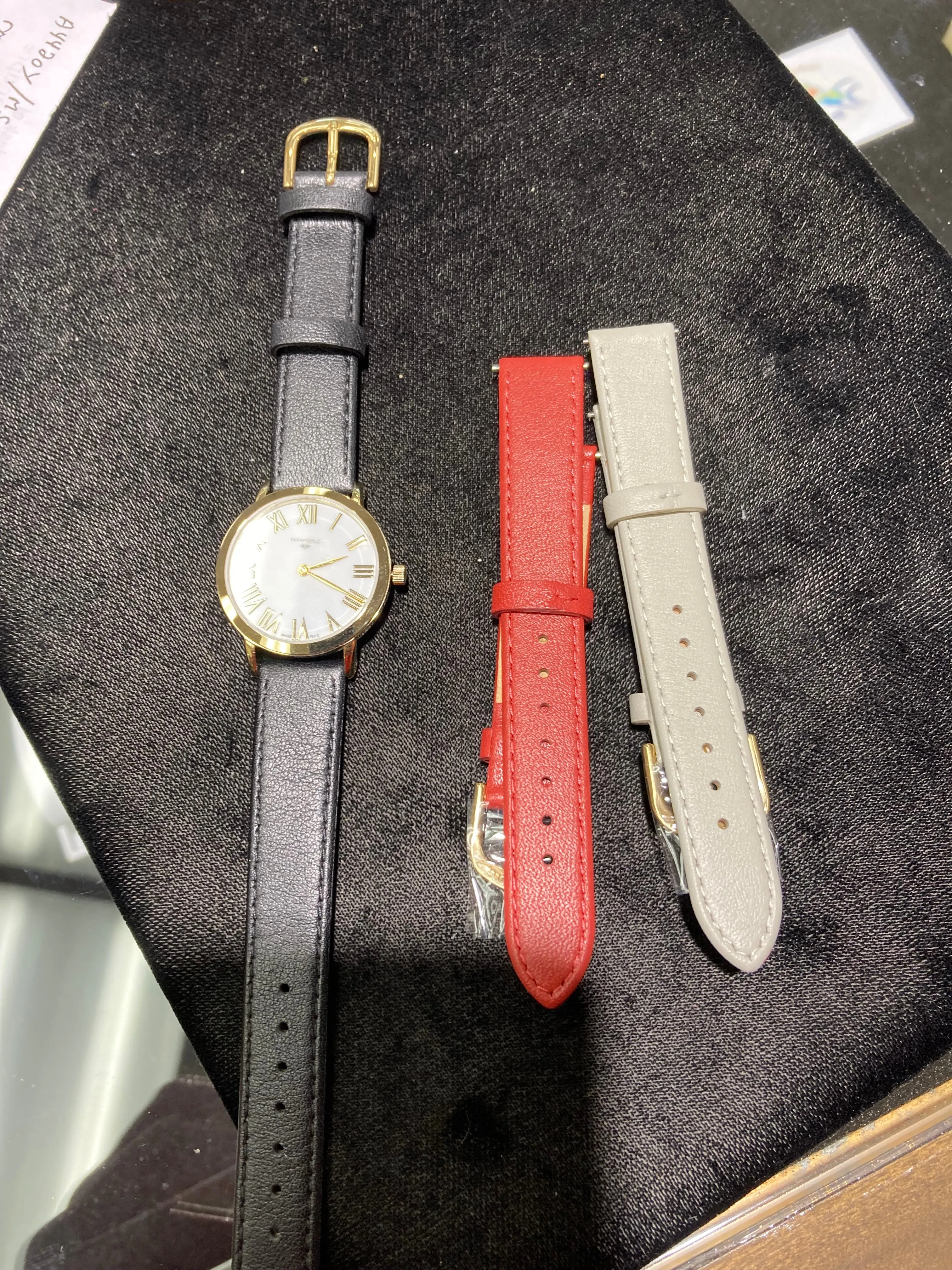 DeGrandpre Jewelers Watch With Leather Strap