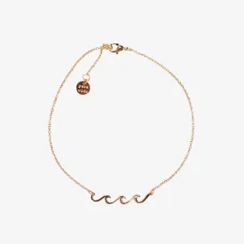 Delicate Wave Anklet