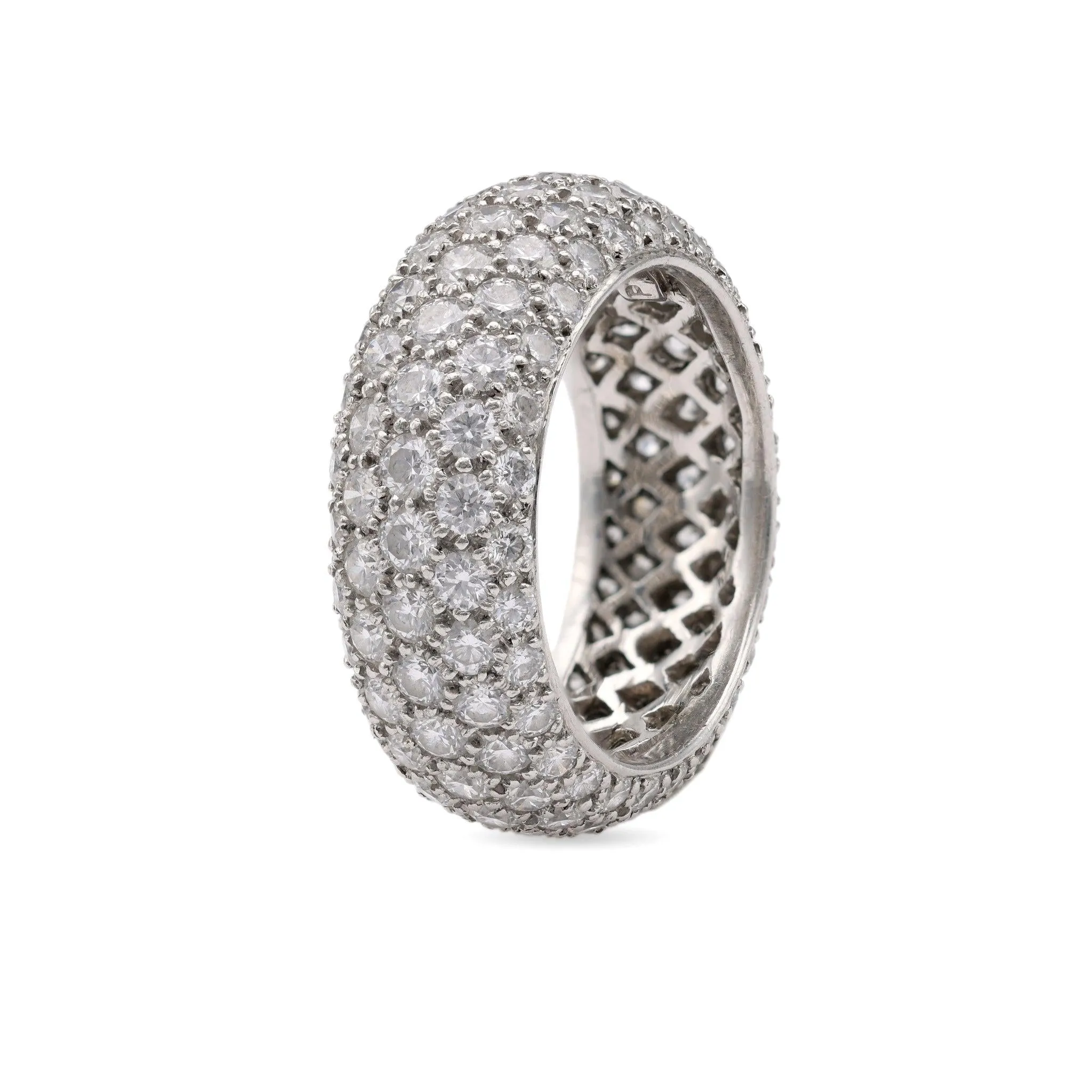 Diamond Platinum Eternity Band