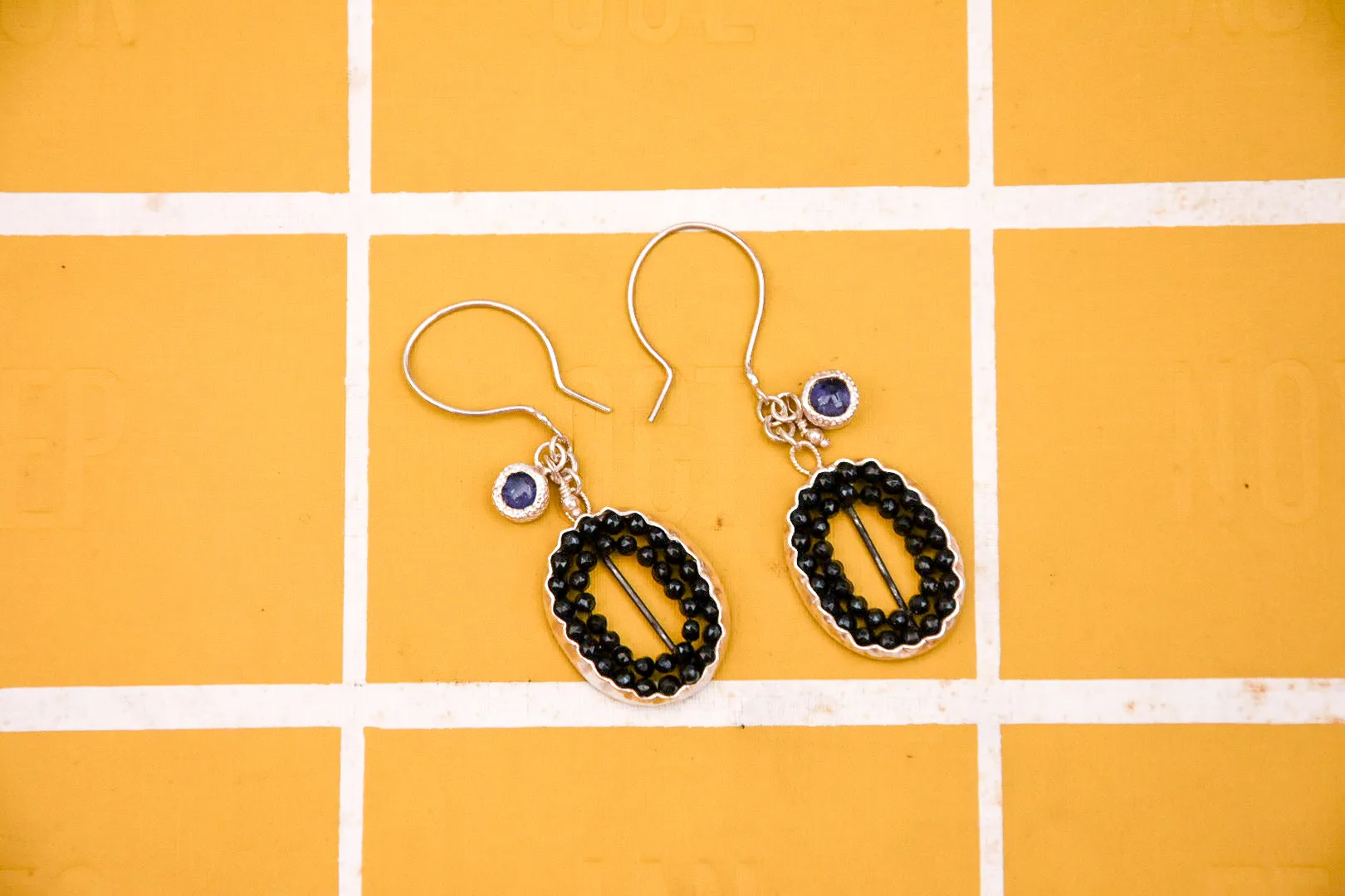 Drop buckle earrings (one-off)