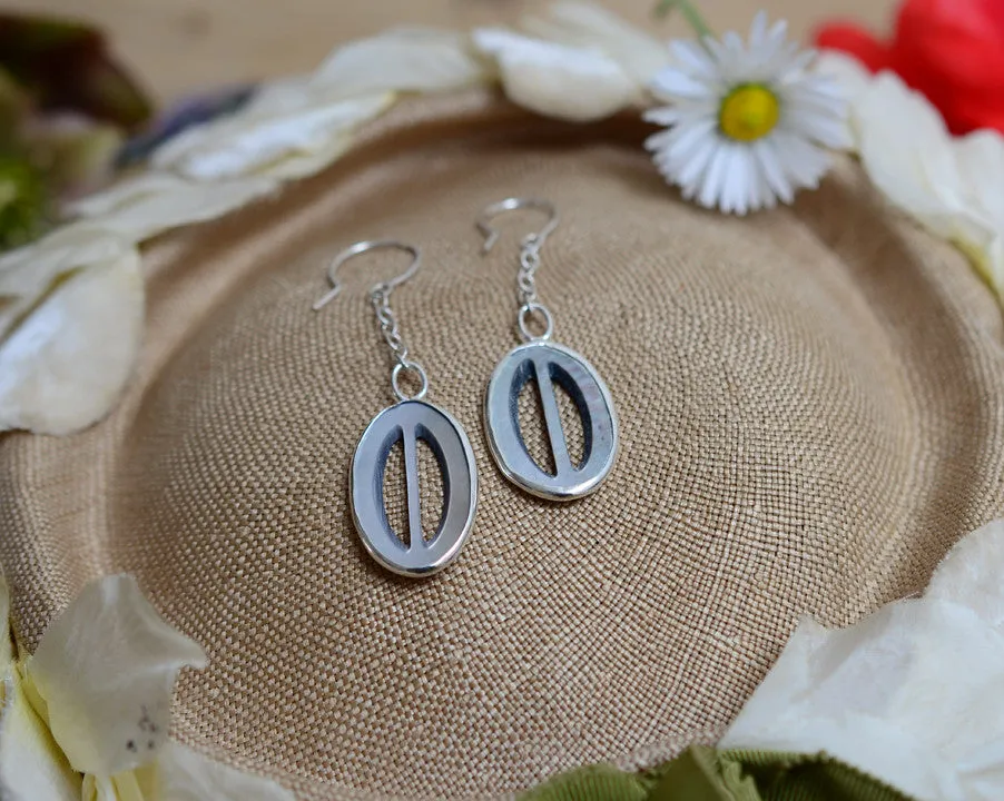 Drop buckle earrings (one-off)