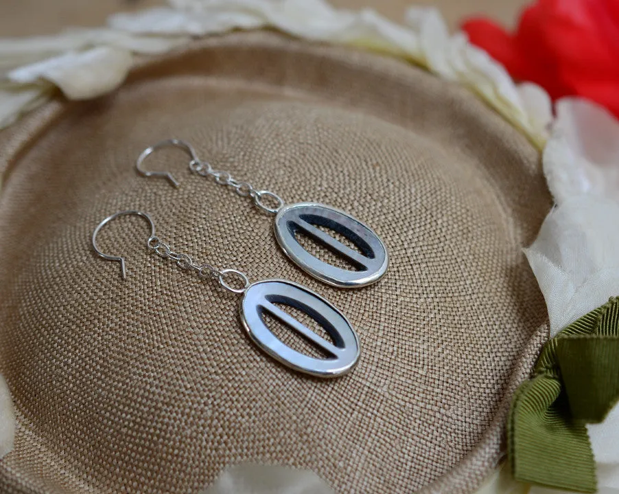 Drop buckle earrings (one-off)