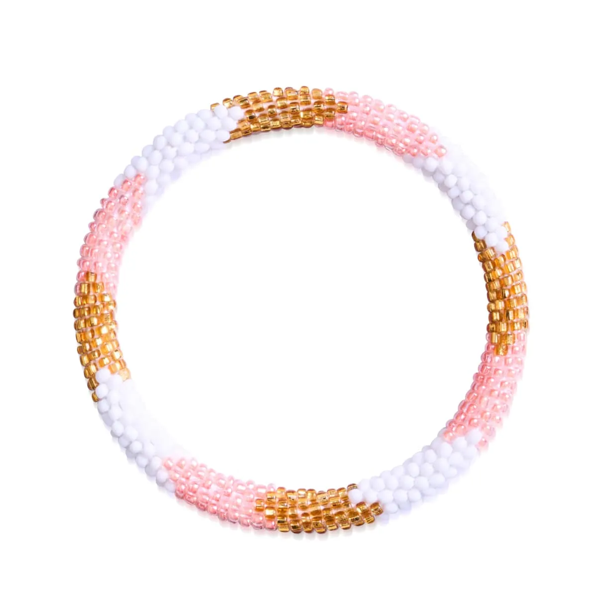 Eggnog | Himalayan Glass Bead Bracelet