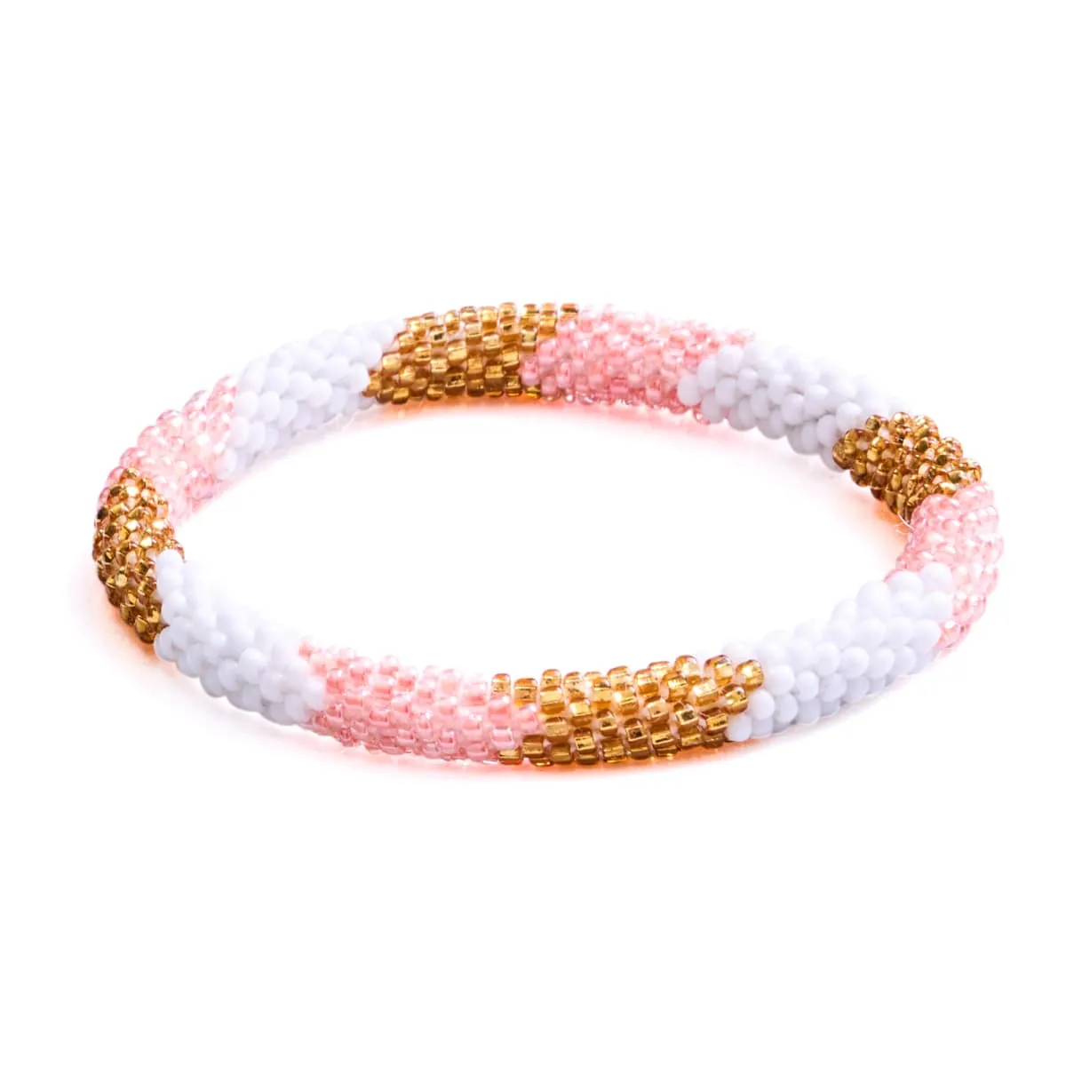 Eggnog | Himalayan Glass Bead Bracelet