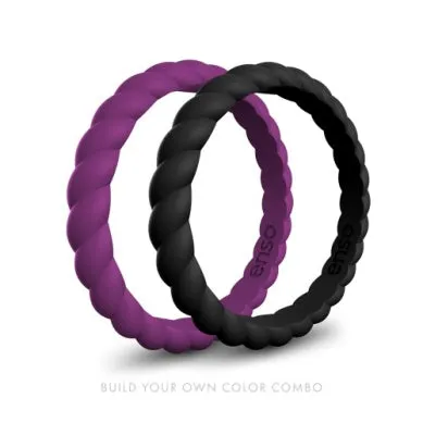 Enso Bundle Braided Stackable Rings