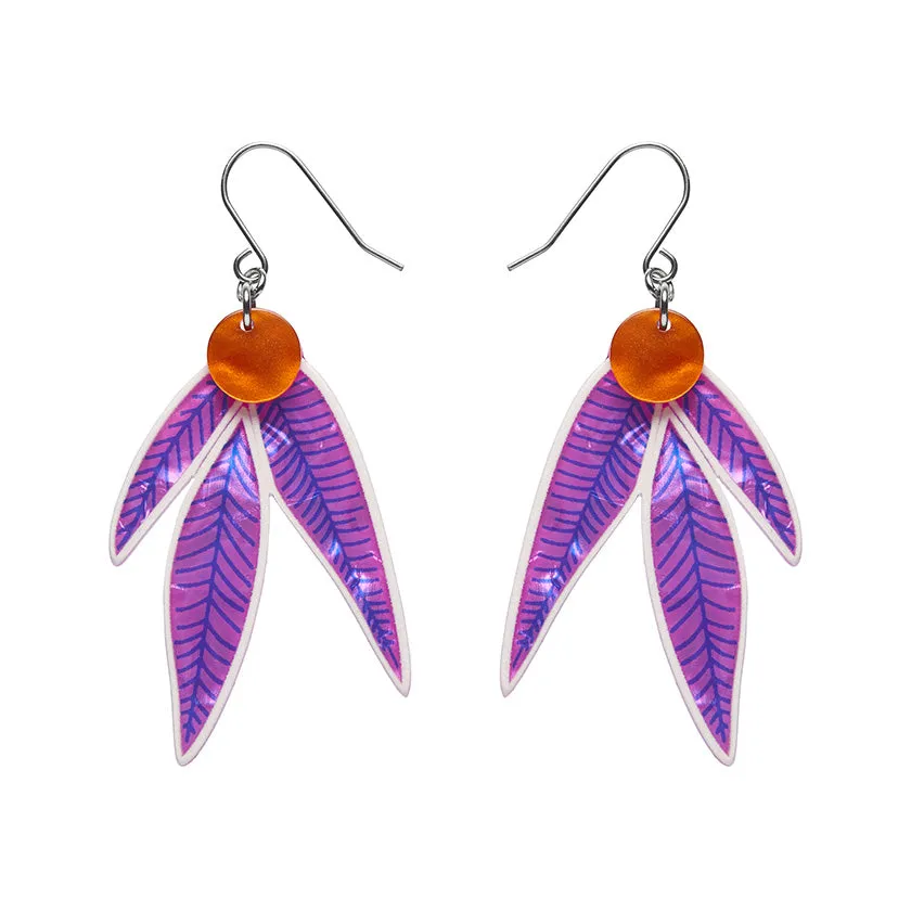 Erstwilder x Lauren Rogers - Gainful Gum Leaves Drop Earrings