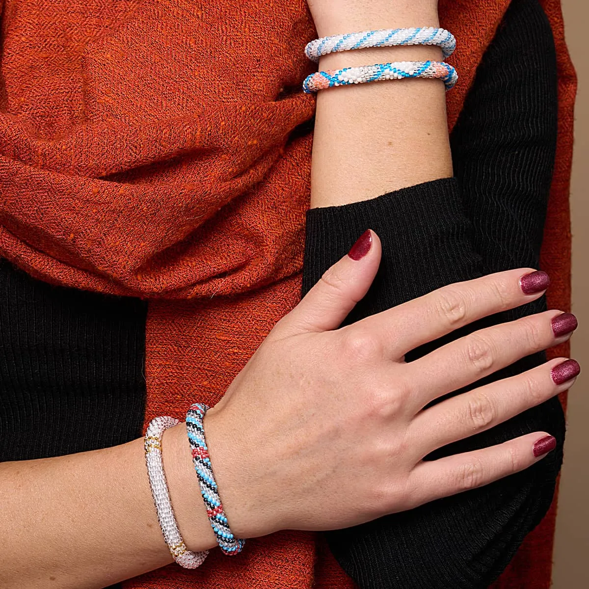 Eye of Newt | Himalayan Glass Bead Bracelet