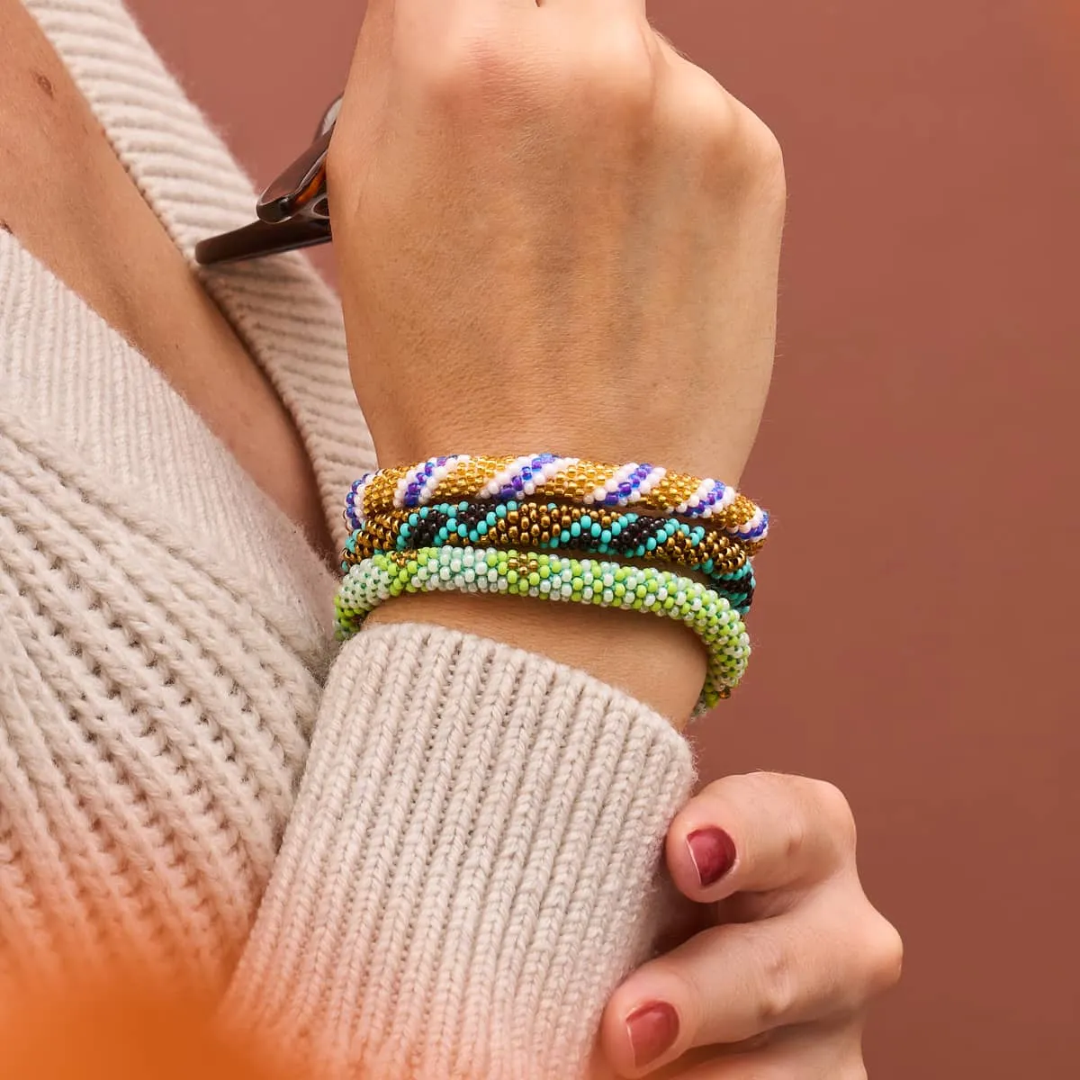 Farmers Daughter | Himalayan Glass Bead Bracelet