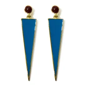 FASHÃ´ Retro Tribe Earring in Turquoise