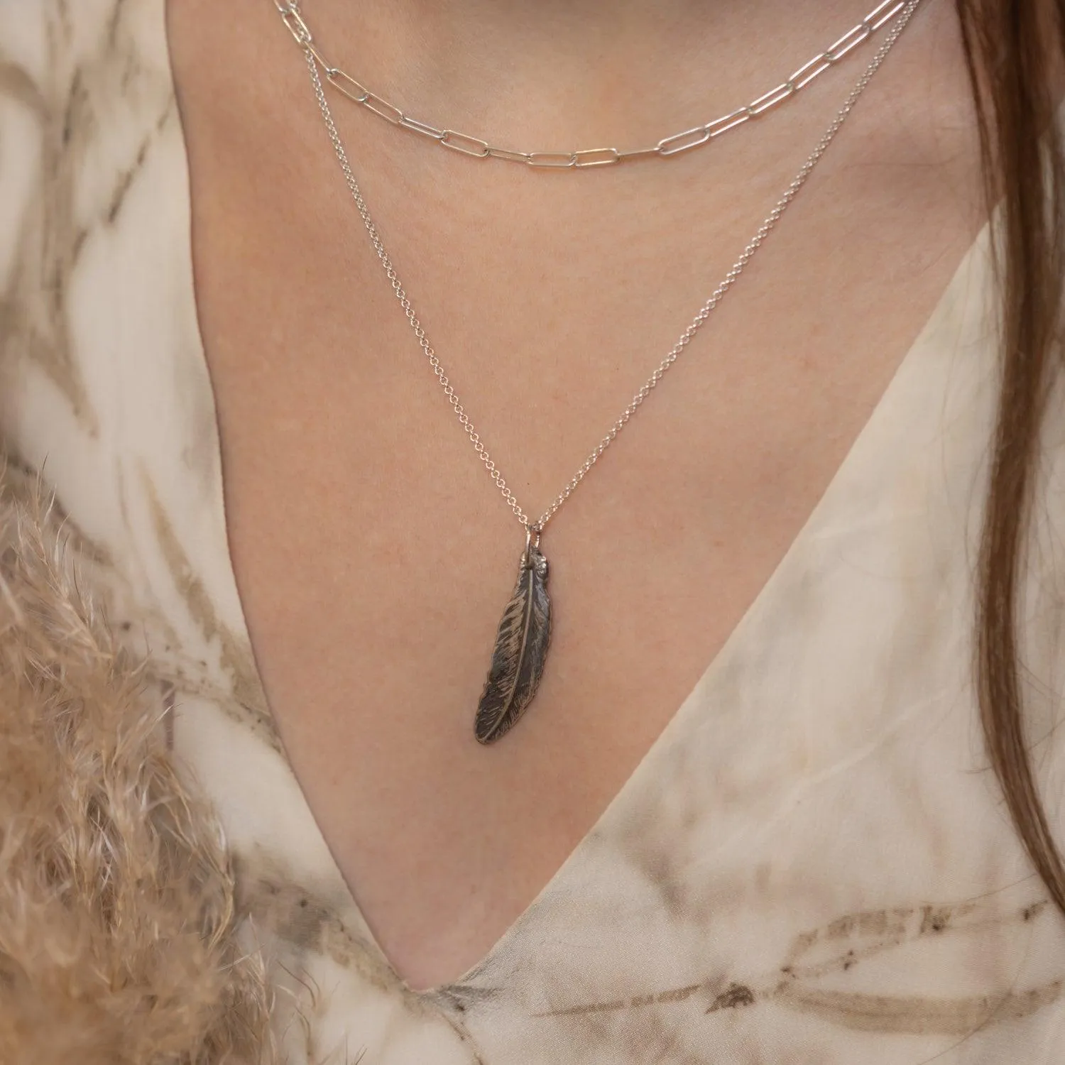 Feather Pendant | Small