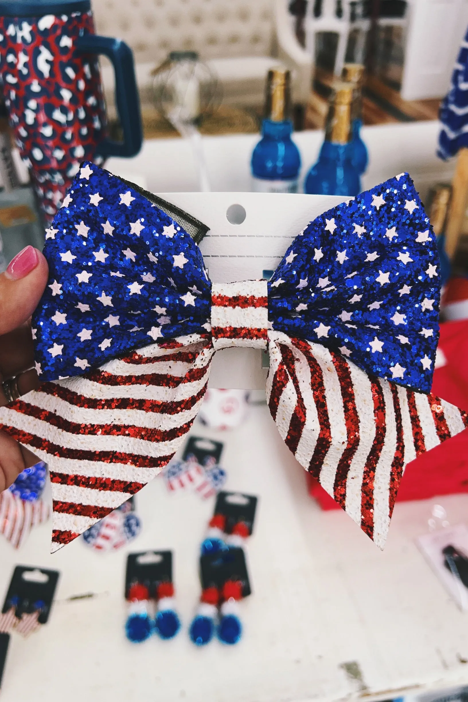 Flag Ribbon Bow