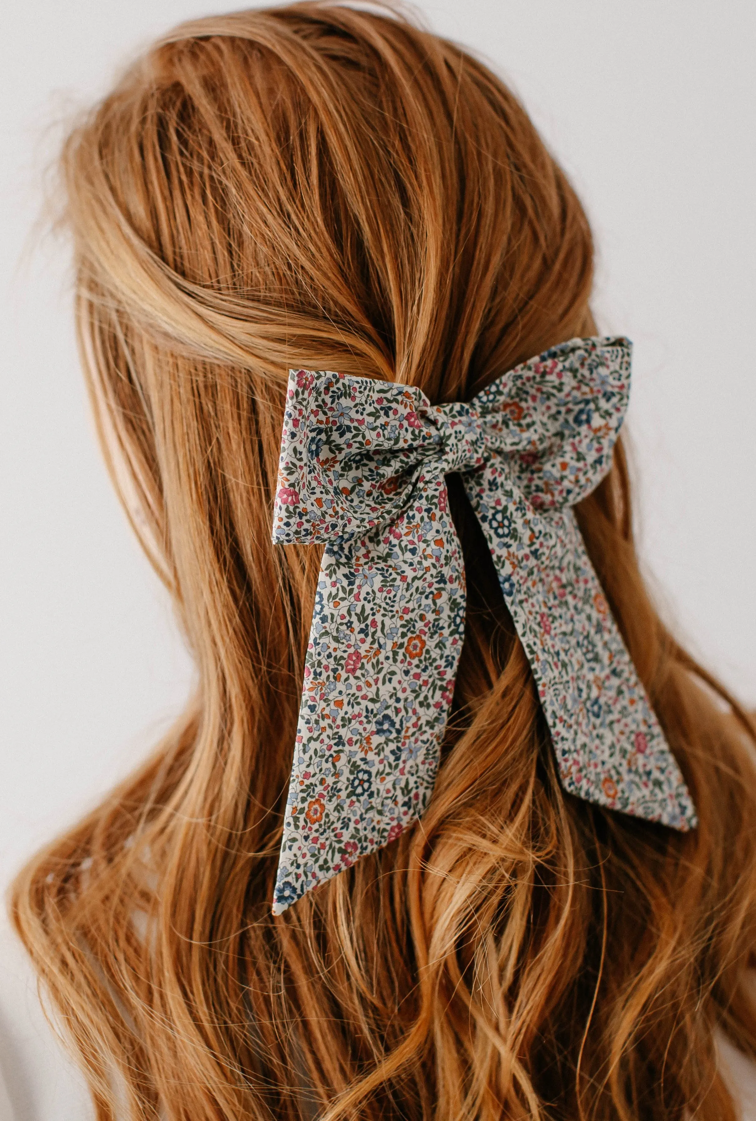 Garden Floral Hair Bow Barrette