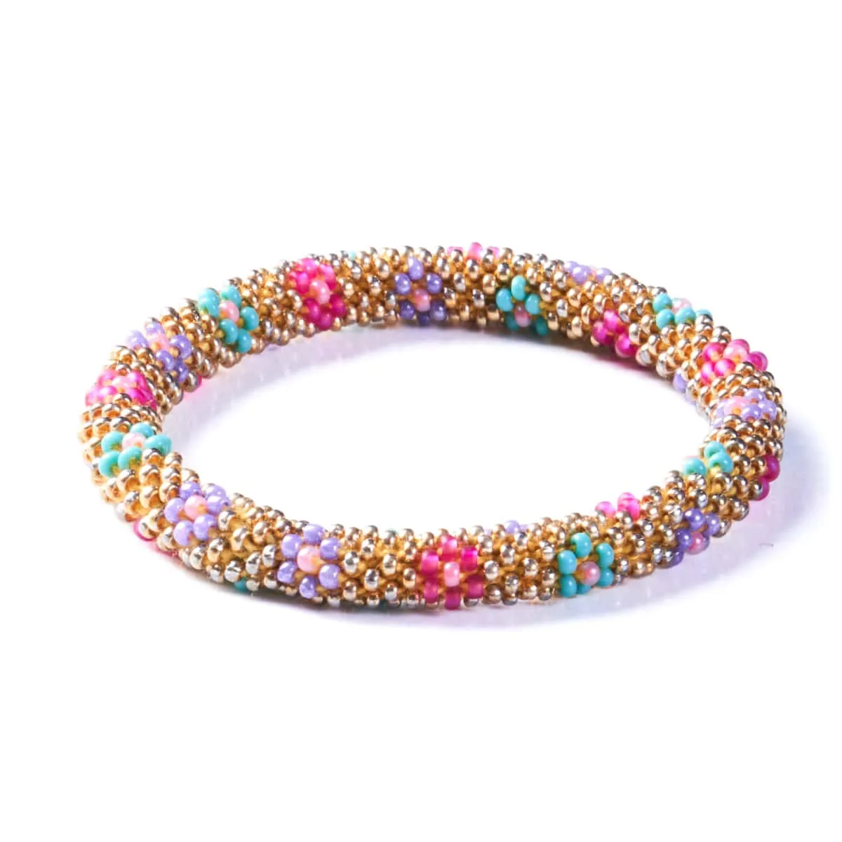 Garden Party | Himalayan Glass Bead Bracelet