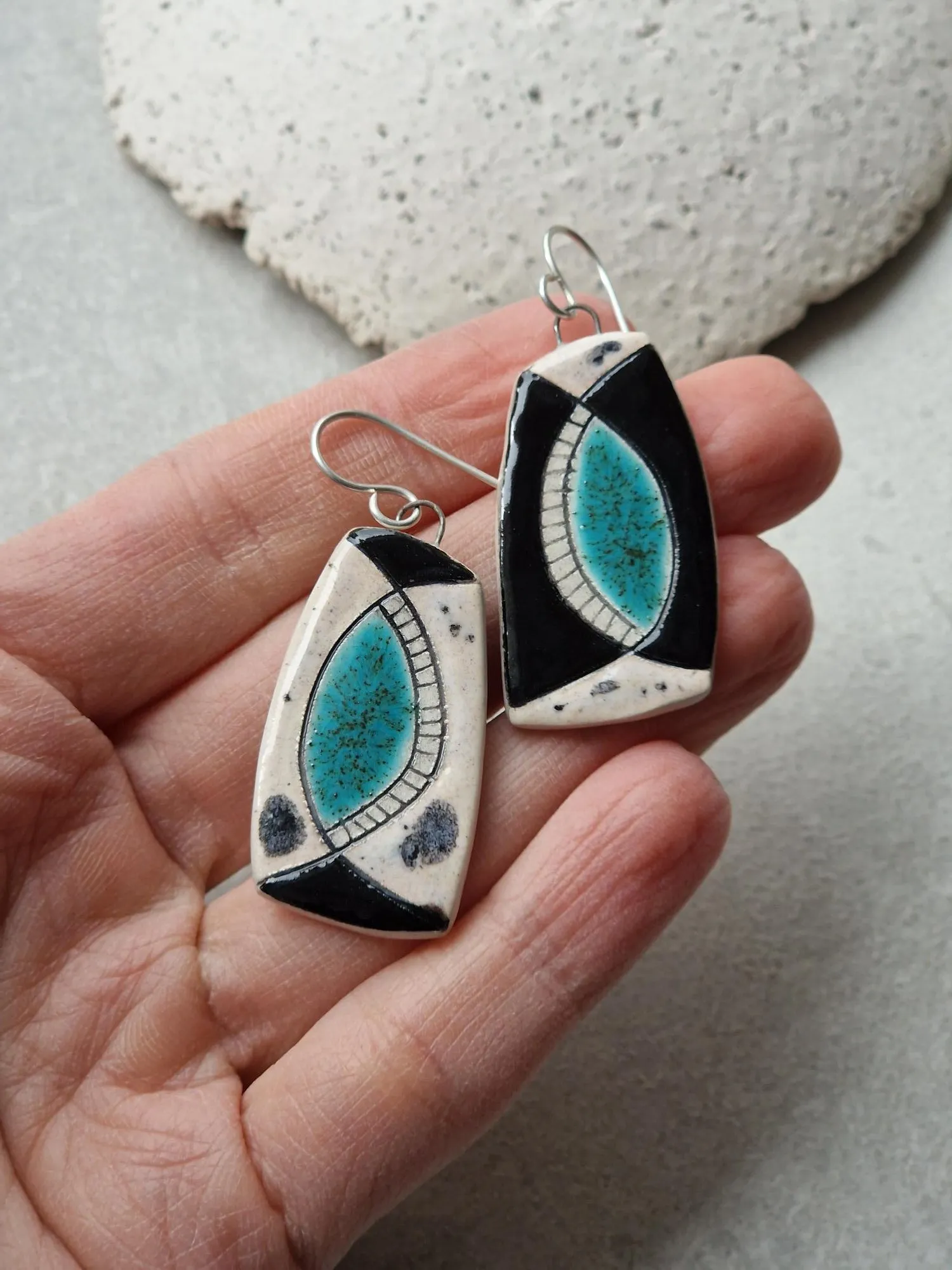 Geometric earrings No. 23