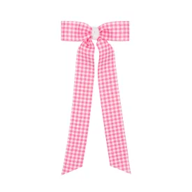 Gingham print streamer