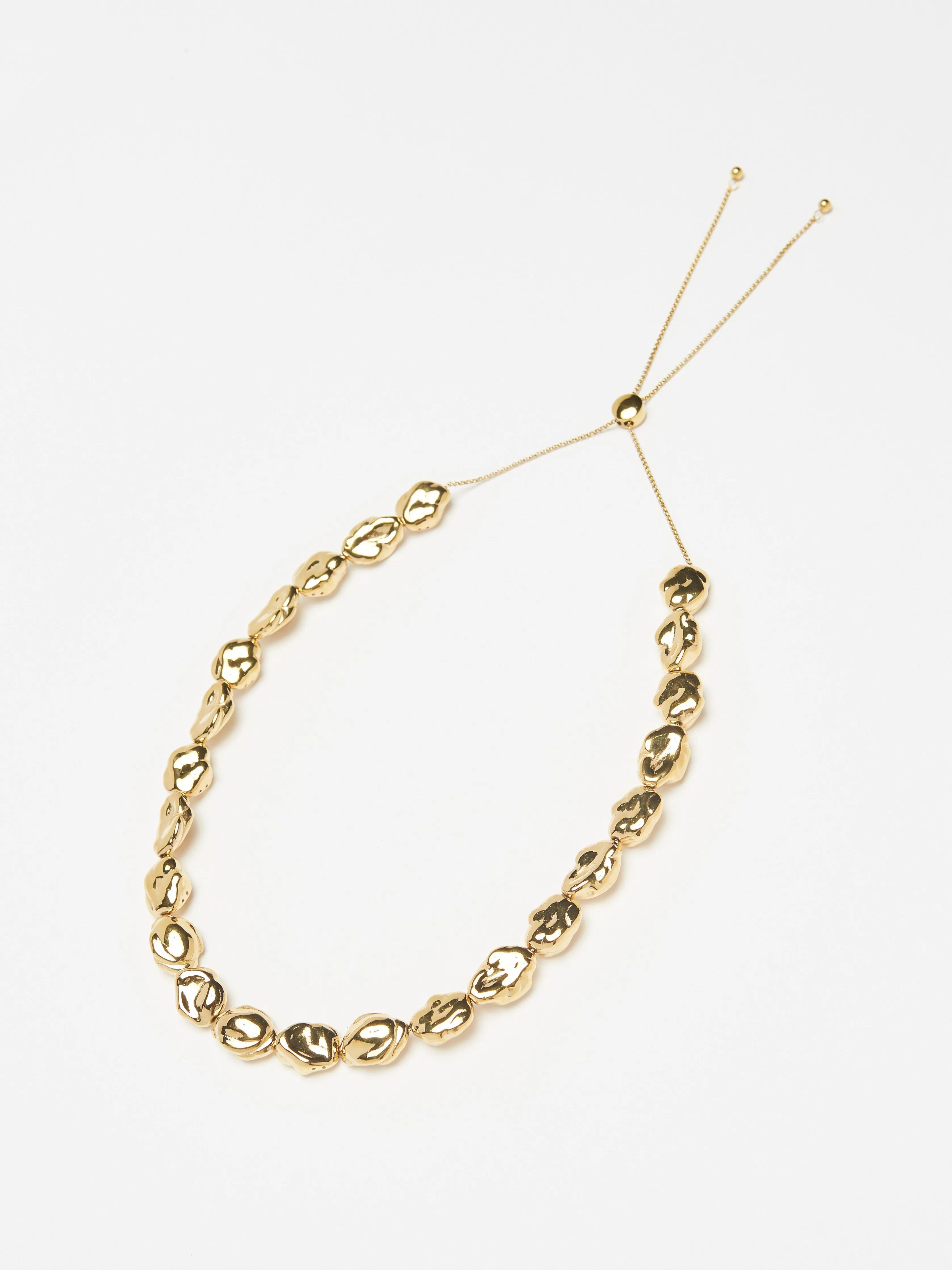 Gold Pearl Necklace