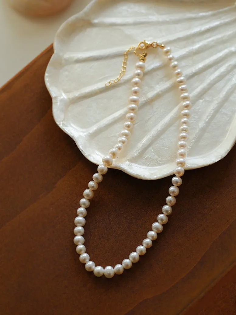 Golden Beans Freshwater Pearl Necklace