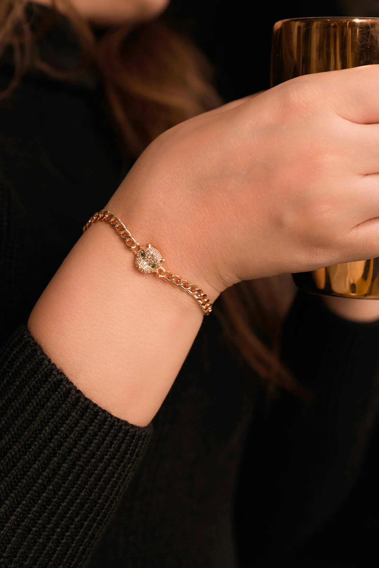 Golden Metallic Bracelet