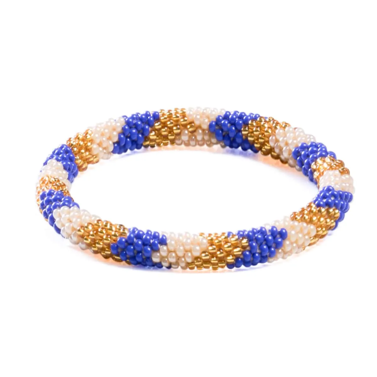 Golden Moment | Himalayan Glass Bead Bracelet