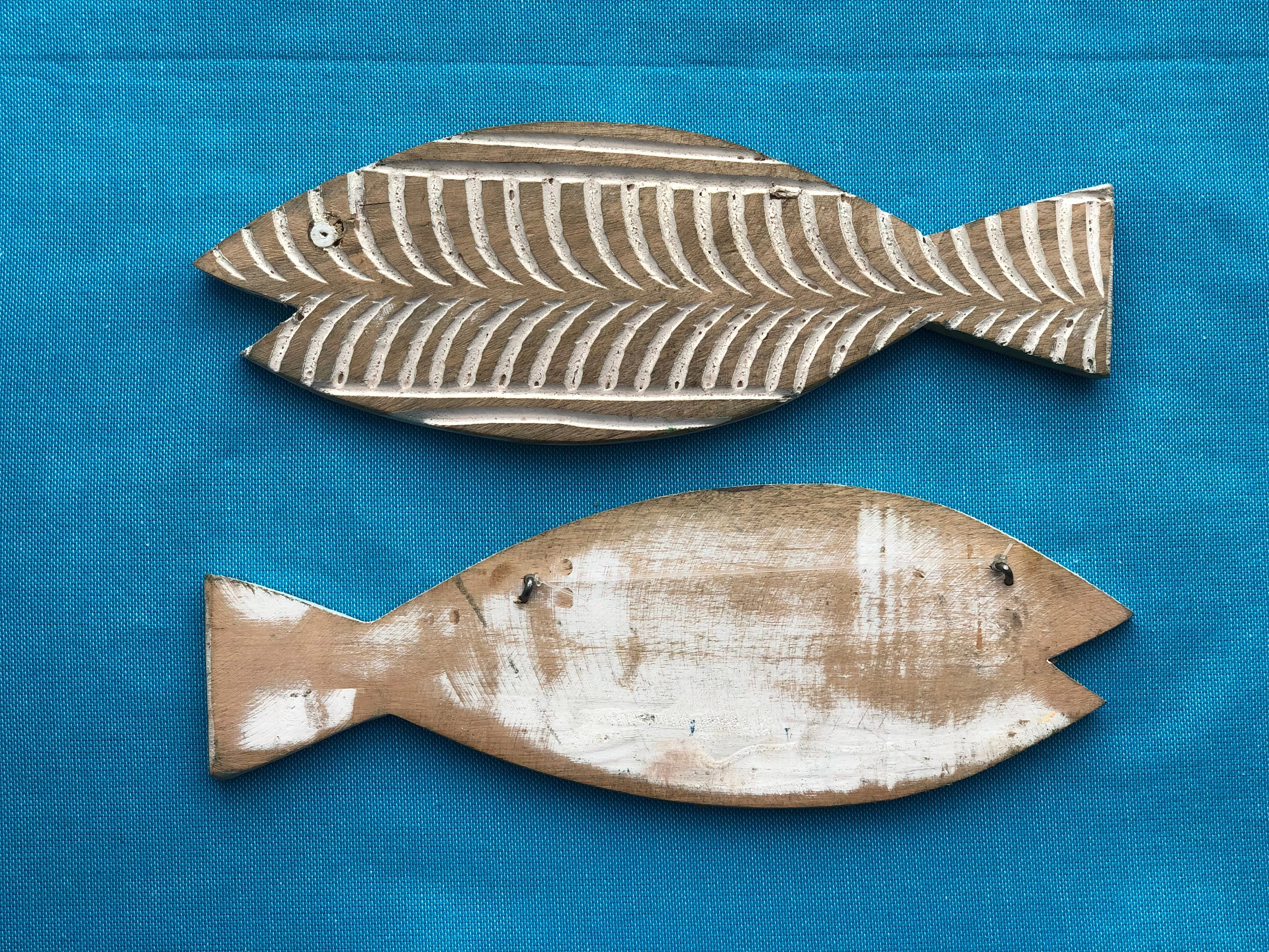 Hand Carved Wooden Fish