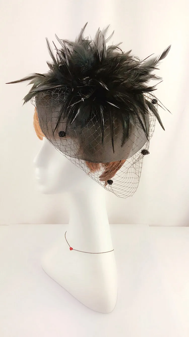 Hand Made OOAK Beautiful Fascinator Hair Accessory