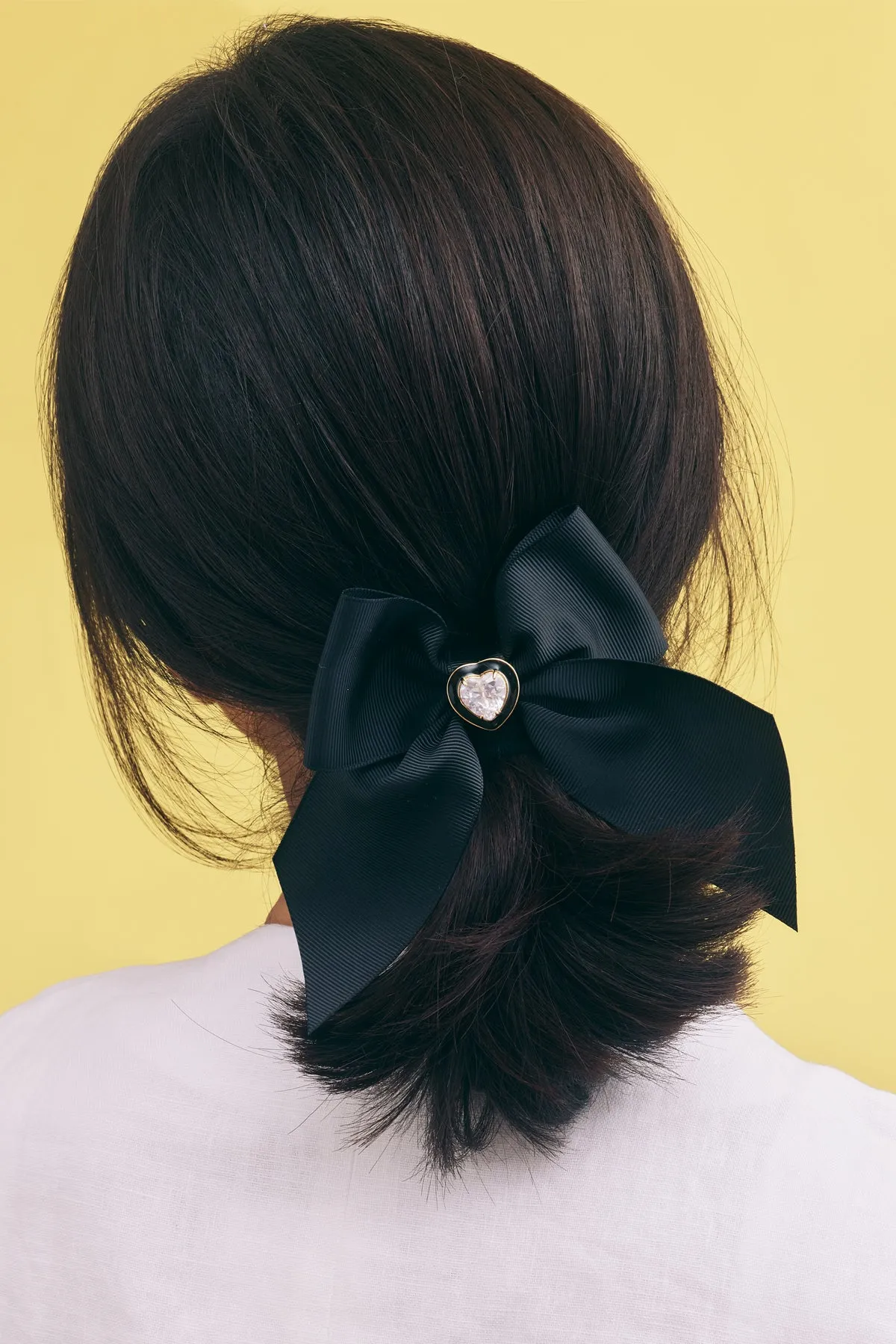 Heart Cocktail Hair Bow