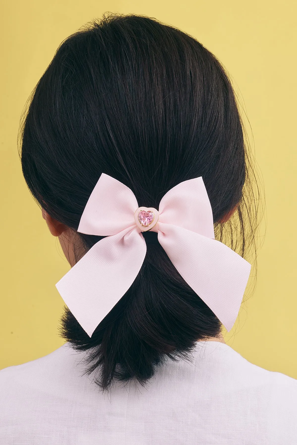 Heart Cocktail Hair Bow