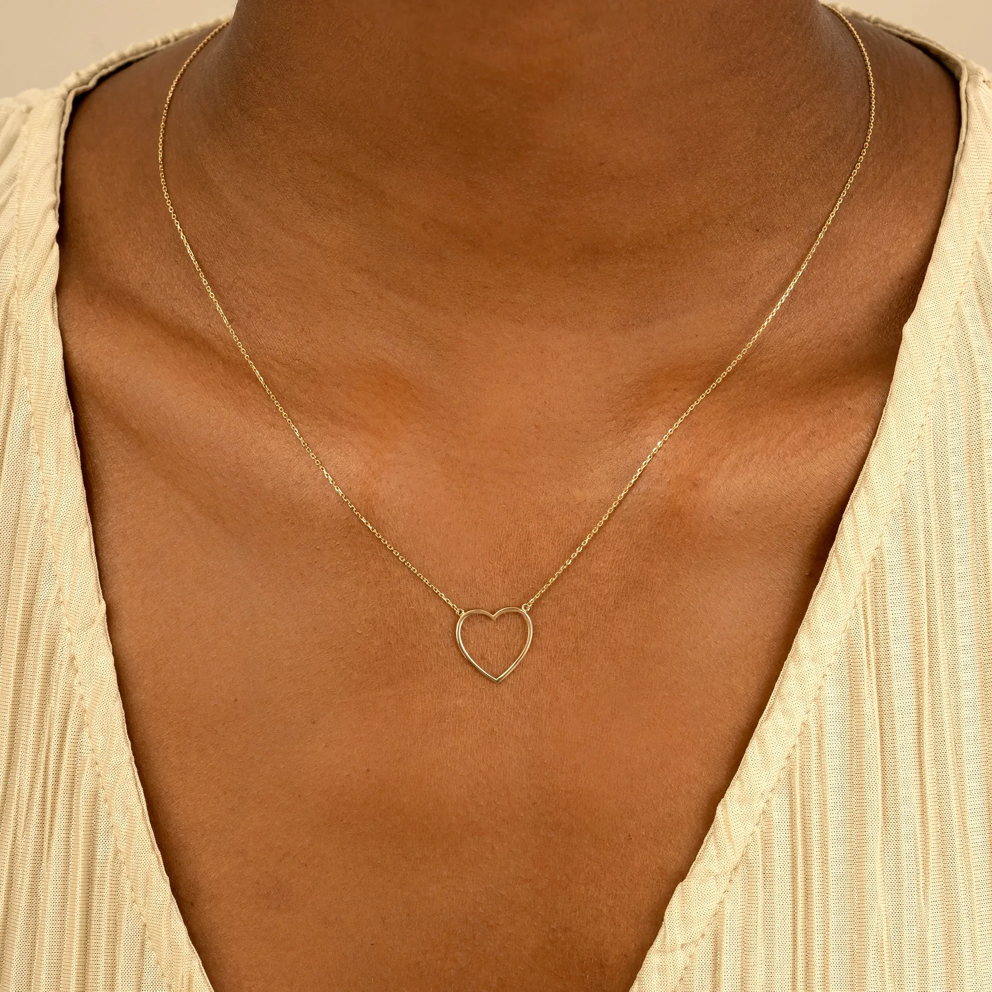 Heart Cut-Out Pendant, Anabella