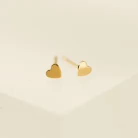 Heart Gold-Filled Stud Earrings