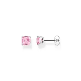 Heritage Pink Stone Stud Earrings