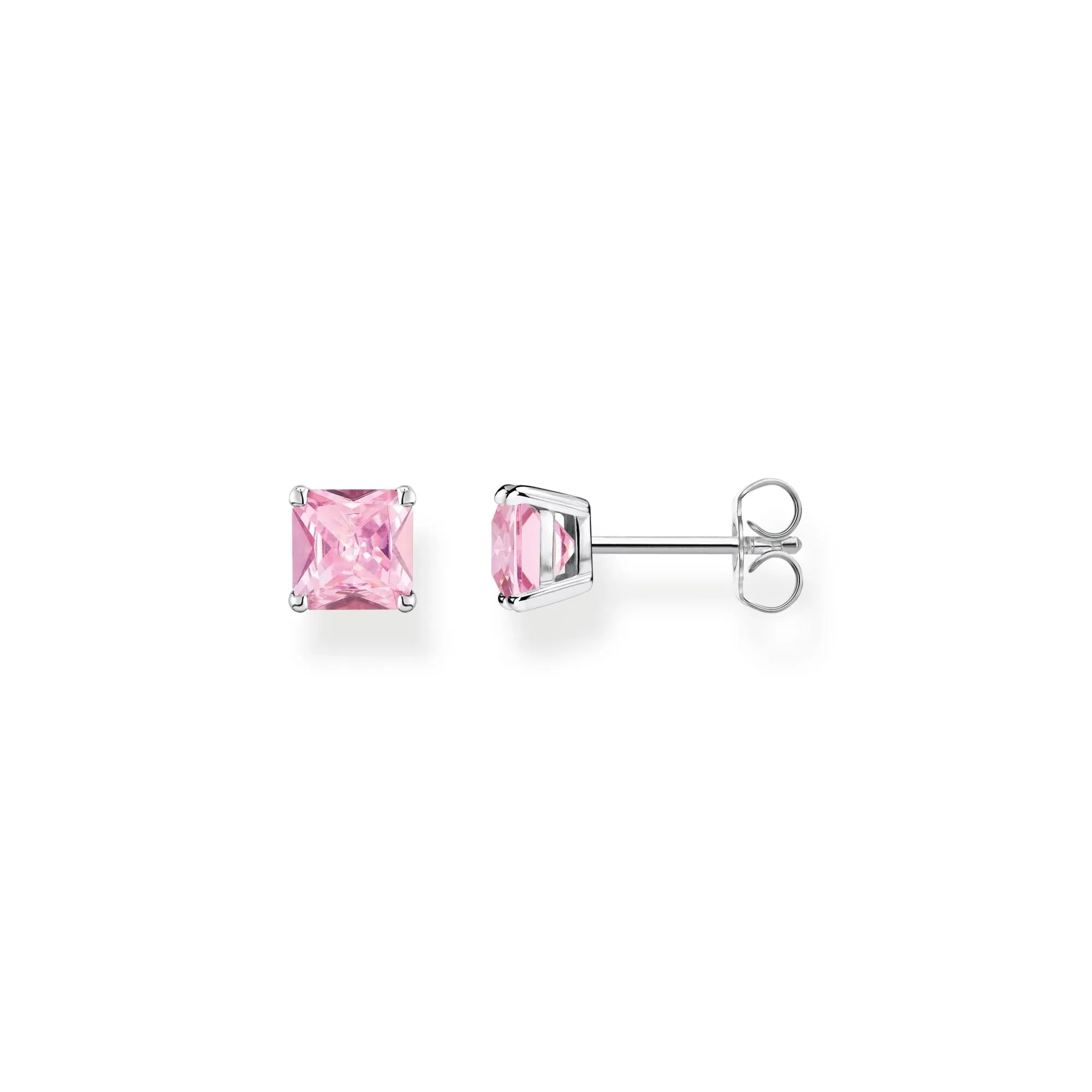 Heritage Pink Stone Stud Earrings