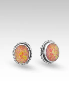 Holy Confidence Earrings™ in Tuscan Sun Simulated Opal