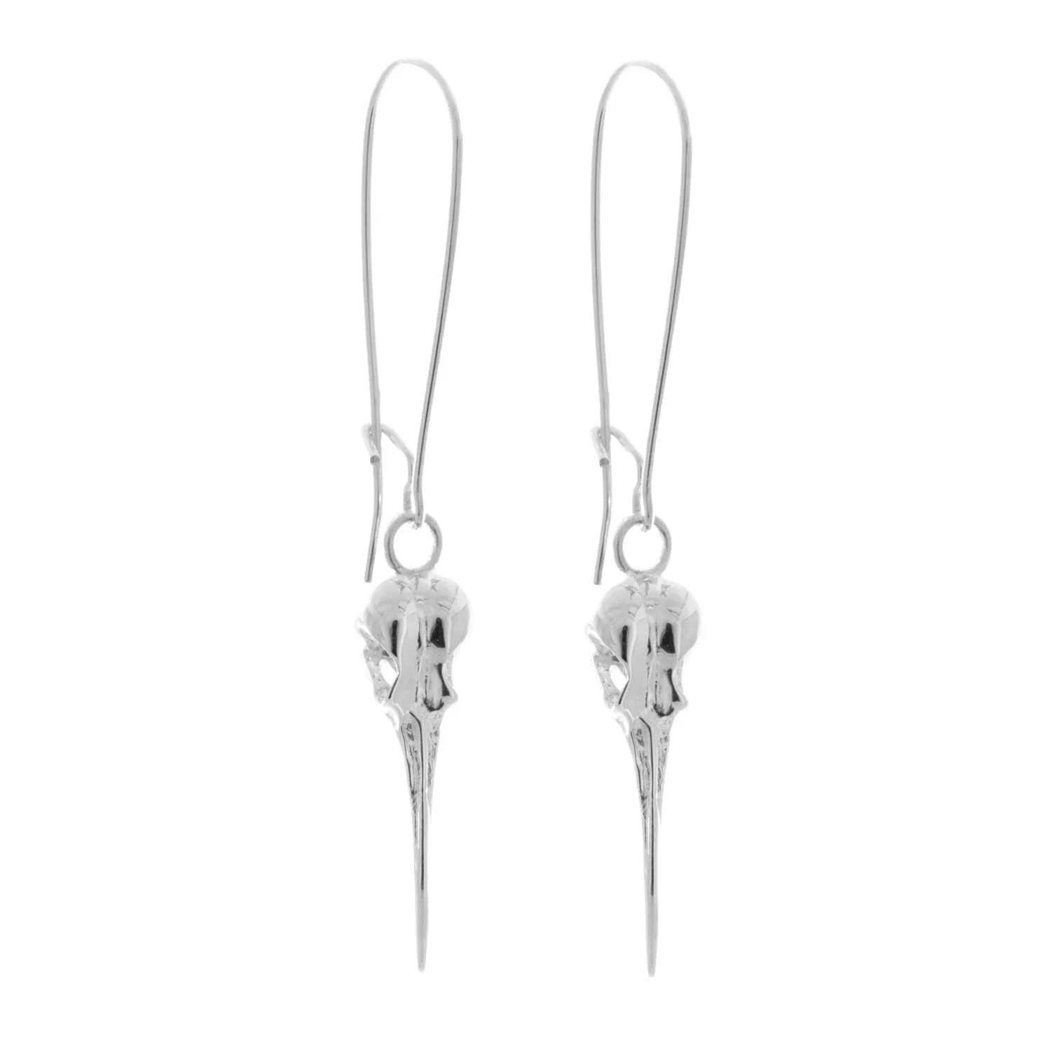 Hummingbird Skull Earrings