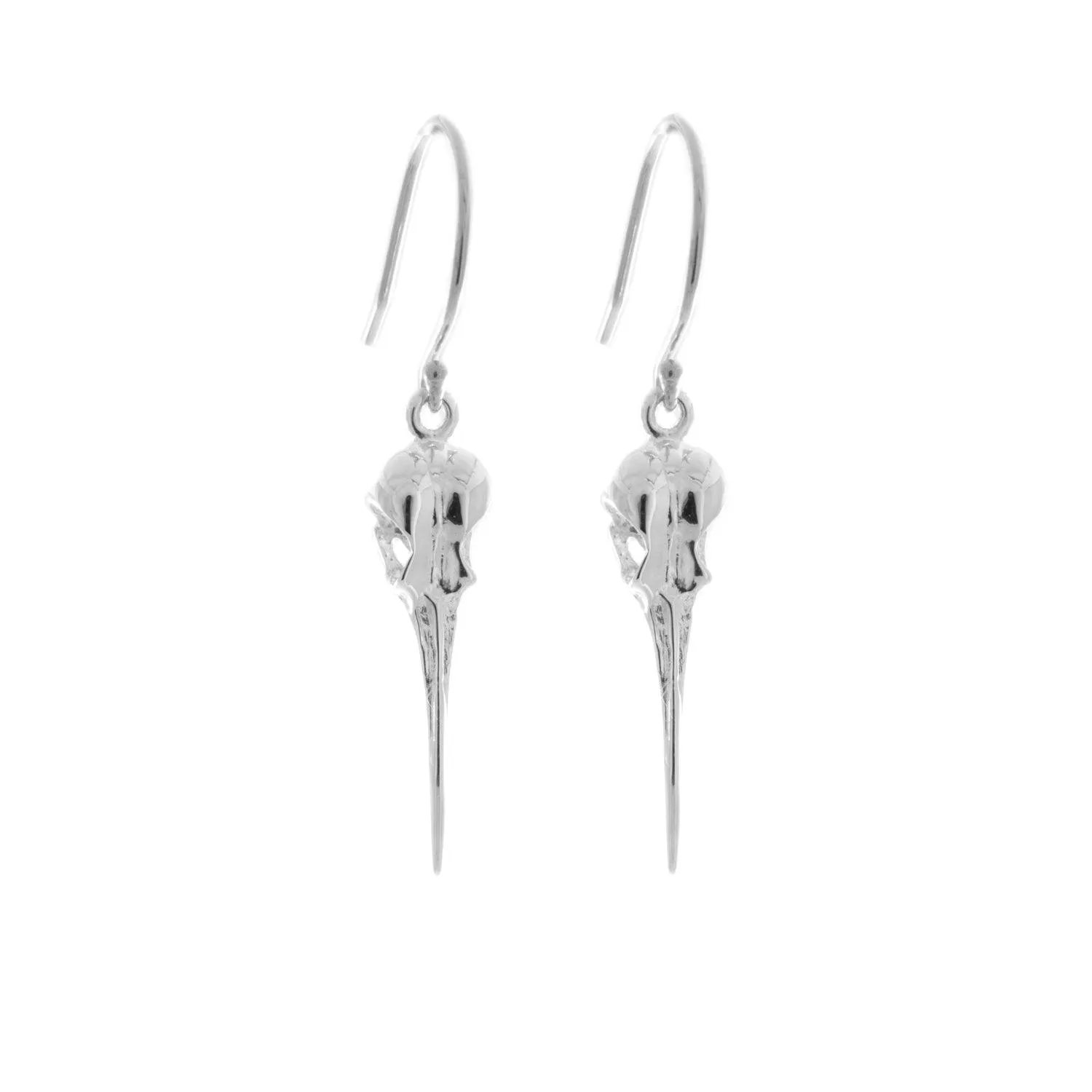 Hummingbird Skull Earrings