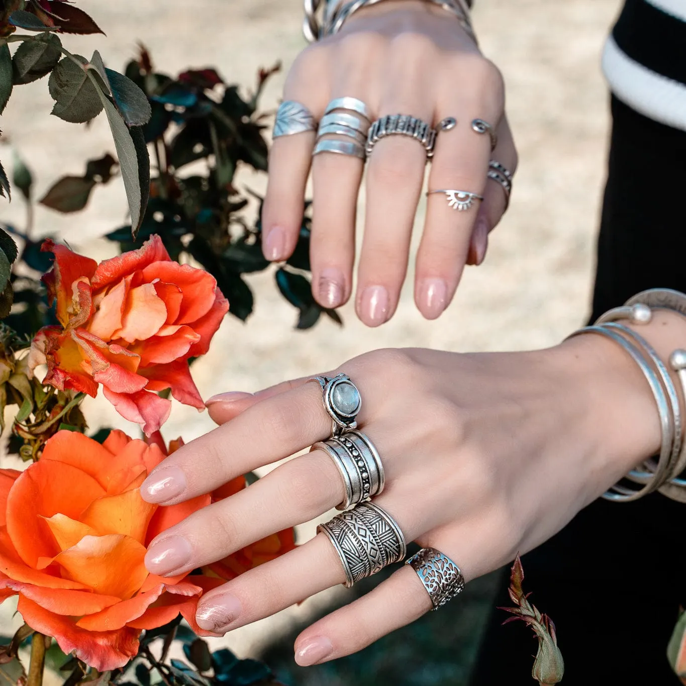 In Love with Moonstone Ring