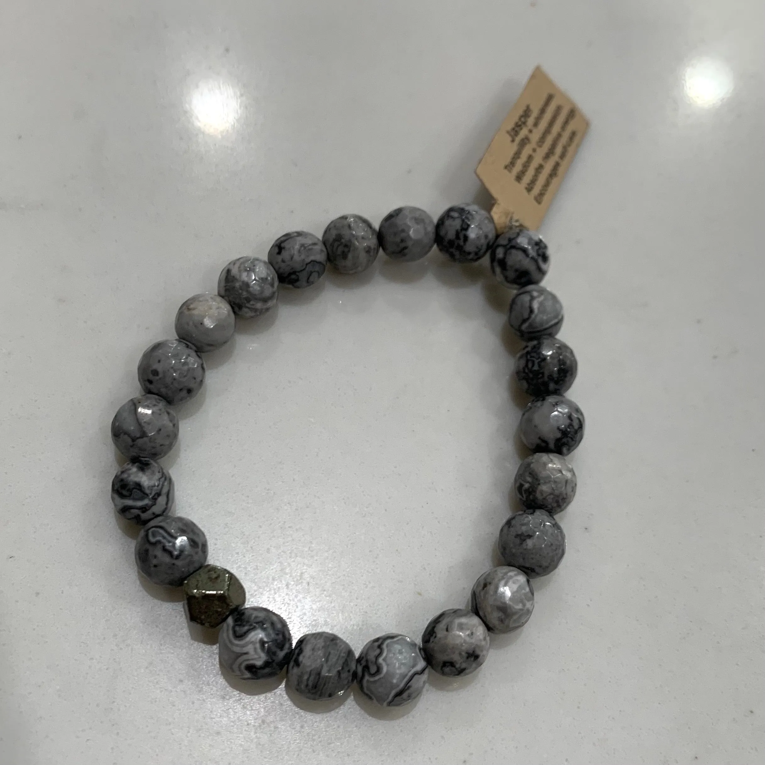 Infinite Warrior 8mm or 10mm Bracelets (Choose your stone)