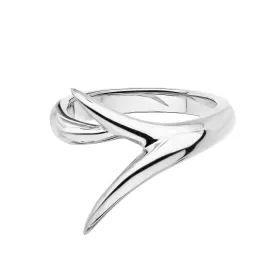 Interlocking Embrace Ring - 18ct White Gold