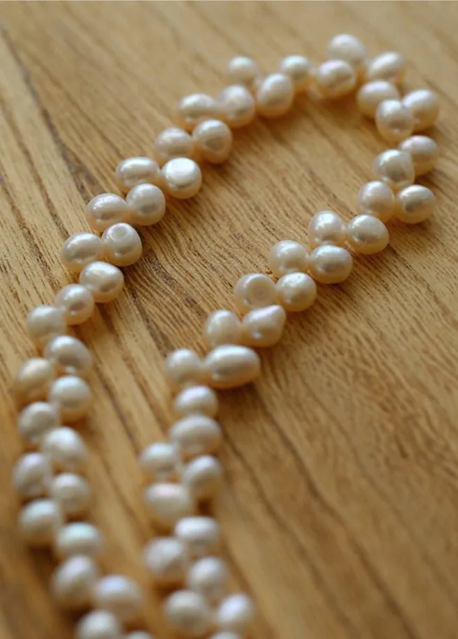 Irregular Natural Pearl Choker Necklace