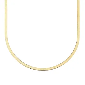 ISABELLA HERRINGBONE NECKLACE GOLD